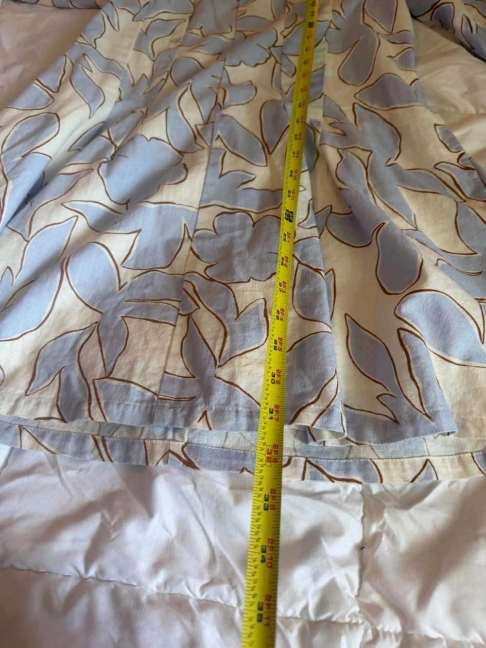 a new day linen and cotton Light Blue and White Floral Mini Dress - Picture 6 of 9